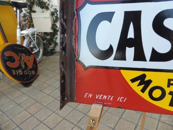 Plaque émaillée Castrol