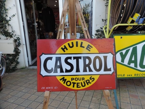 Plaque émaillée Castrol