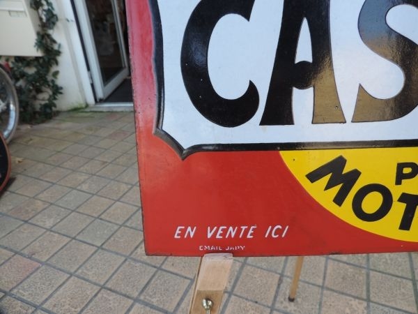 Plaque émaillée Castrol