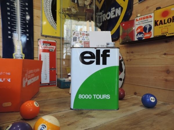 Bidon d'huile Elf