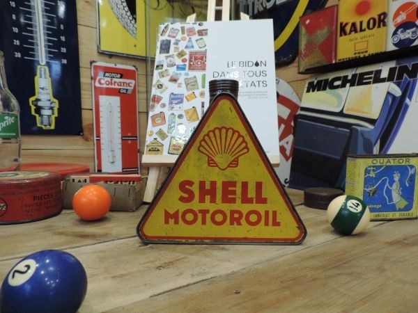 Bidon d'huile Shell