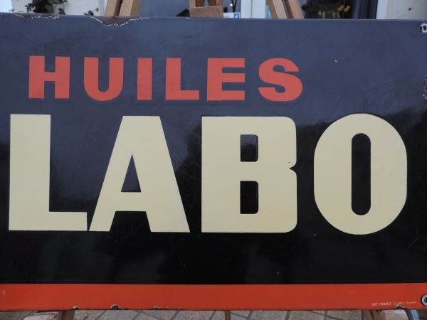 Plaque émaillée Labo