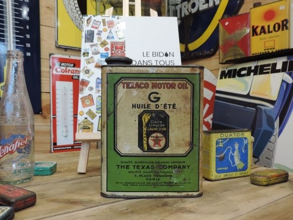 Bidon d'huile Texaco