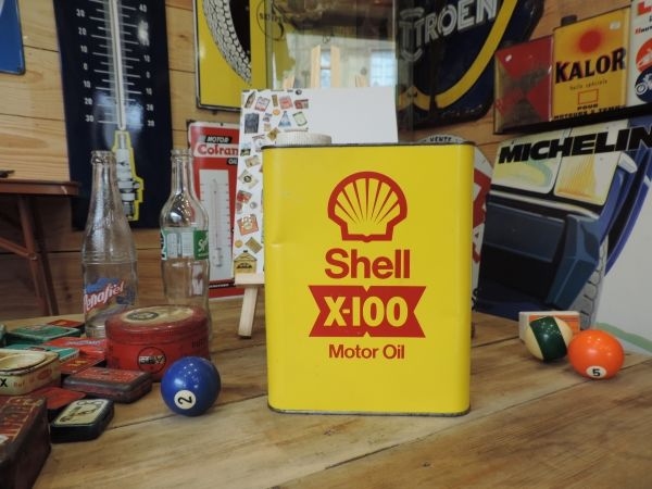 Bidon d'huile Shell