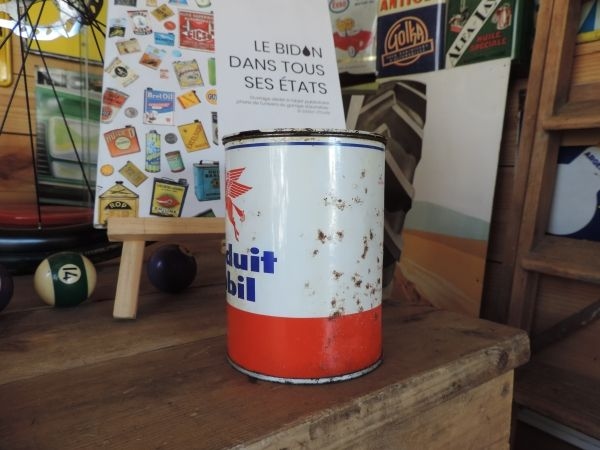 Pot de graisse Mobil
