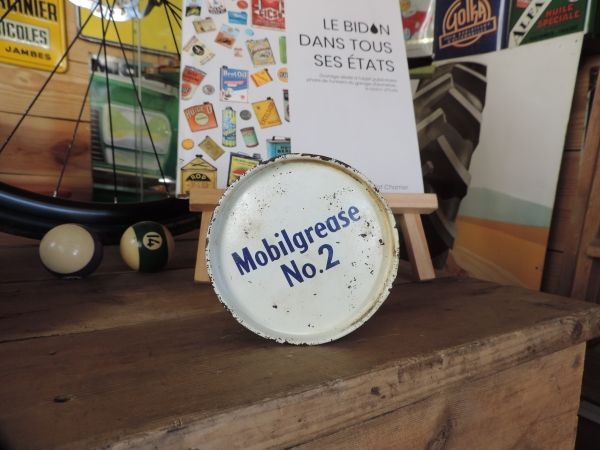 Pot de graisse Mobil