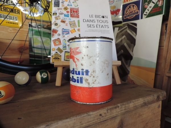 Pot de graisse Mobil