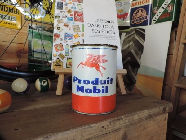 Pot de graisse Mobil