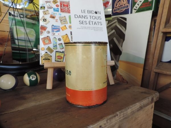 Pot de graisse Mobiloil
