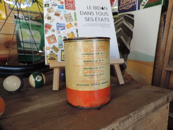 Pot de graisse Mobiloil