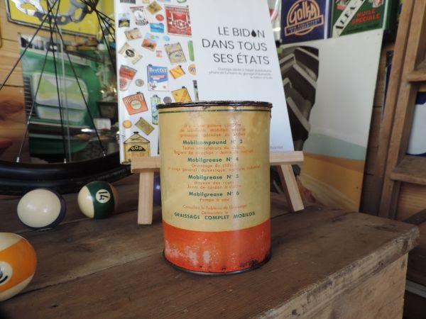 Pot de graisse Mobiloil