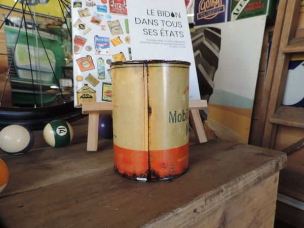 Pot de graisse Mobiloil