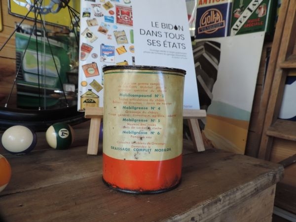 Pot de graisse Mobiloil