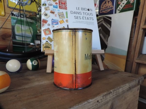 Pot de graisse Mobiloil