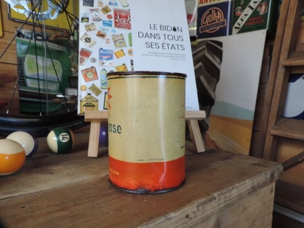 Pot de graisse Mobiloil