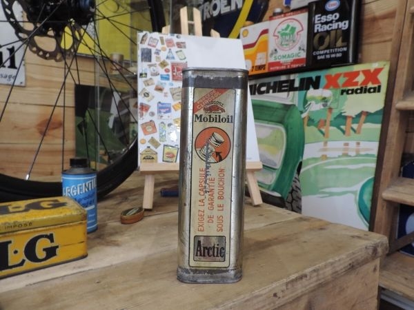 Bidon d'huile Mobiloil