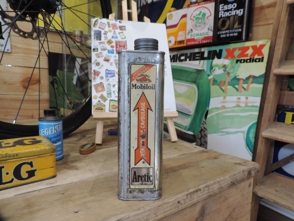 Bidon d'huile Mobiloil