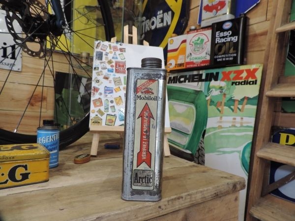 Bidon d'huile Mobiloil