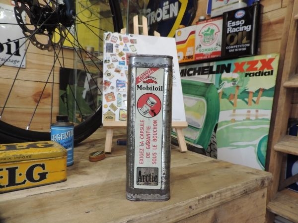 Bidon d'huile Mobiloil