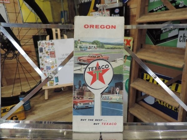 Carte routière Texaco
