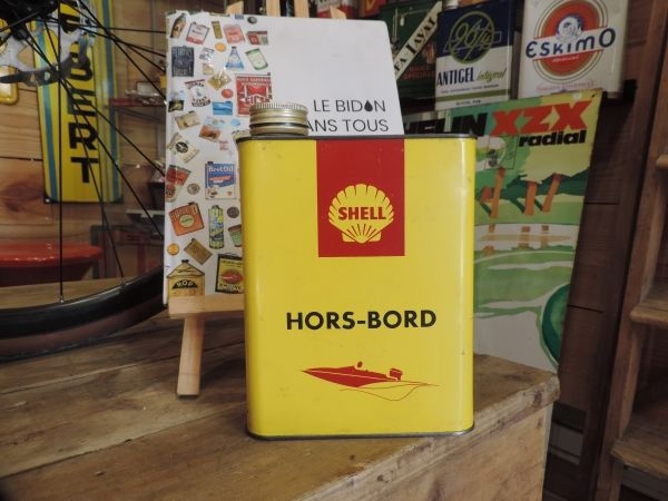 Bidon d'huile Shell