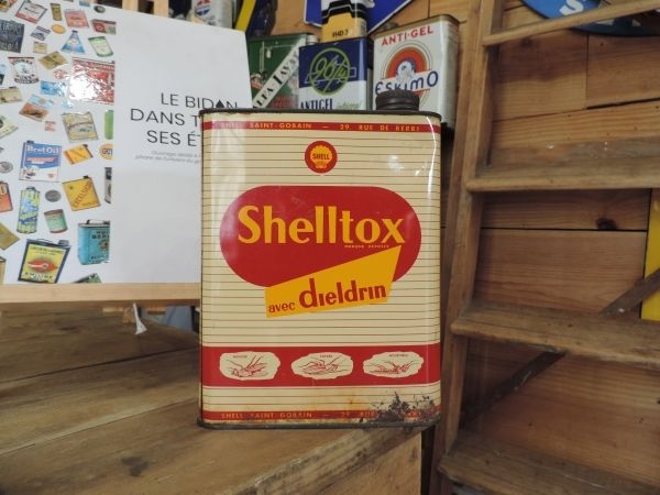 Bidon d'huile Shell