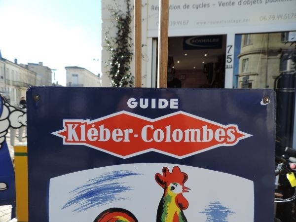 Plaque émaillée Kleber-Colombes