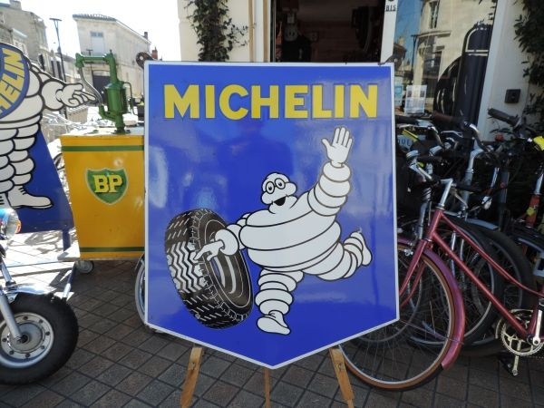 Plaque émaillée Michelin