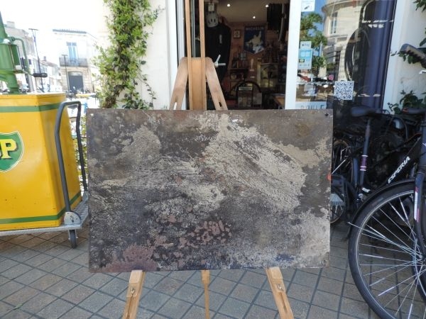 Plaque émaillée Mobiloil
