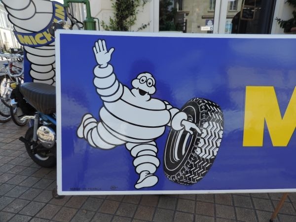 Plaque émaillée Michelin