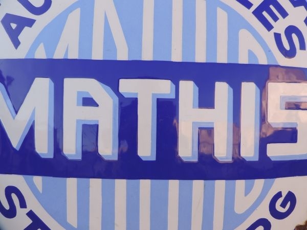 Plaque émaillée Mathis