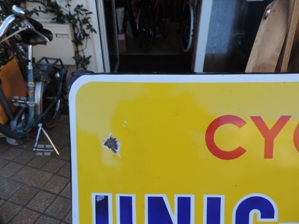 Plaque émaillée Cycles Unic-Sport