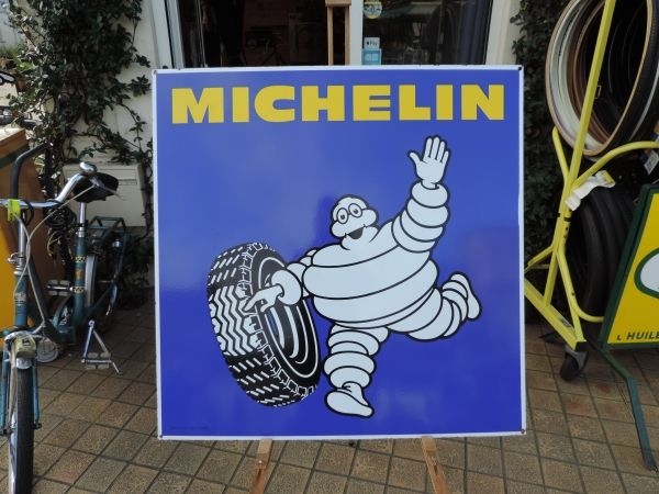 Plaque émaillée Michelin