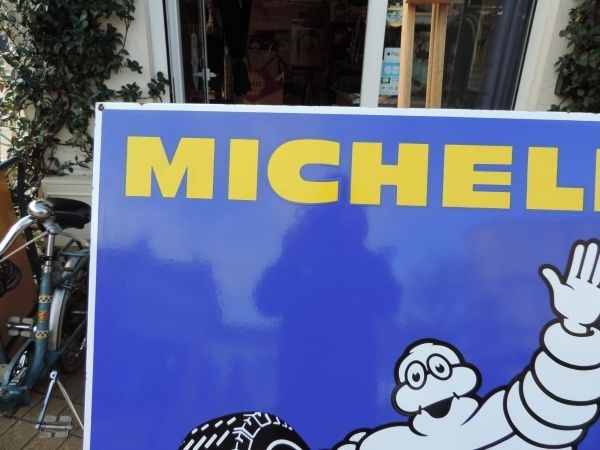 Plaque émaillée Michelin