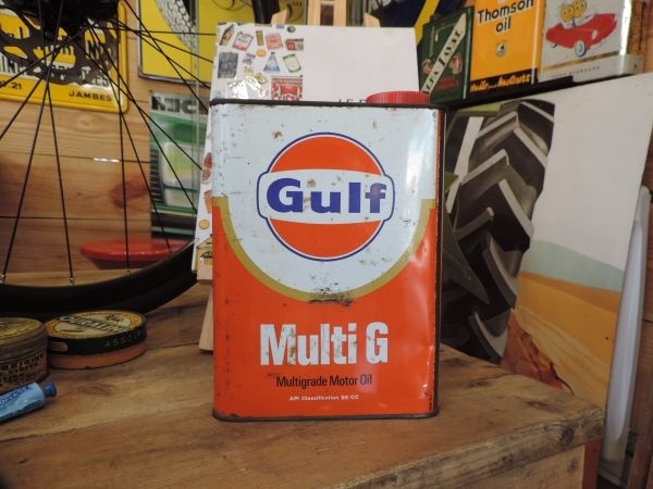 Bidon d'huile Gulf