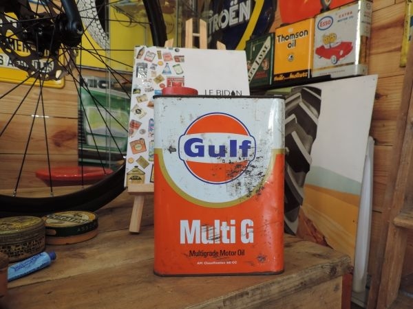 Bidon d'huile Gulf