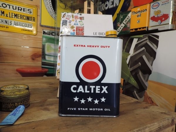 Bidon d'huile Caltex