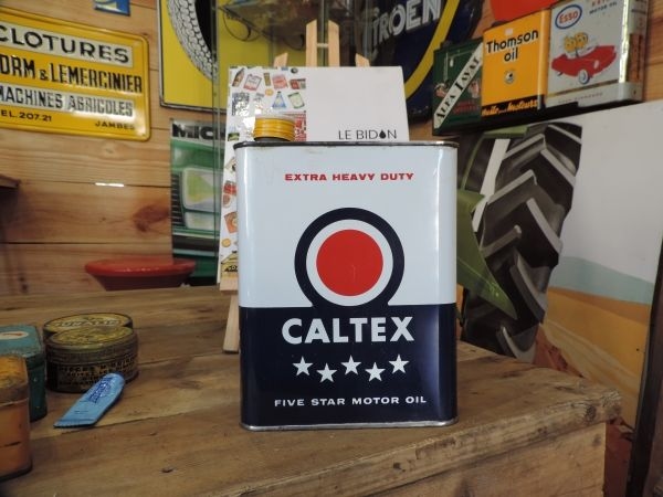 Bidon d'huile Caltex