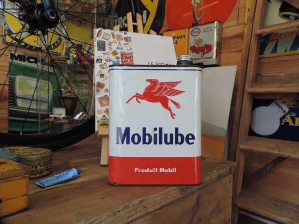 Bidon d'huile Mobiloil