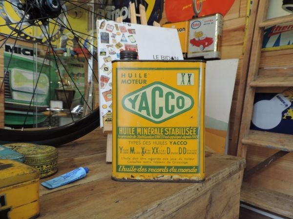 Bidon d'huile Yacco