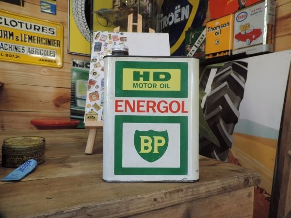 Bidon d'huile BP Energol