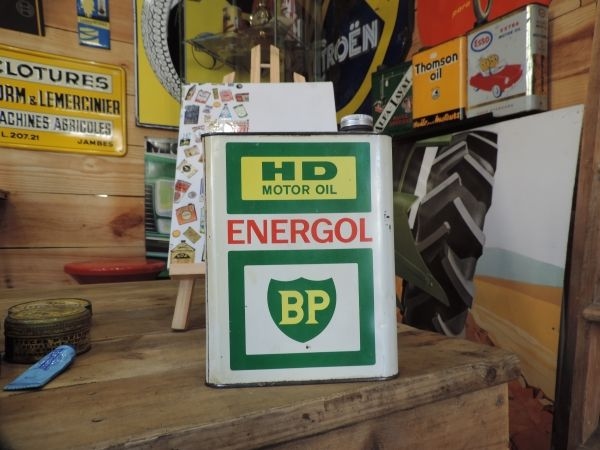 Bidon d'huile BP Energol