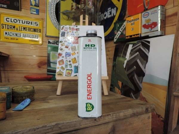 Bidon d'huile BP Energol