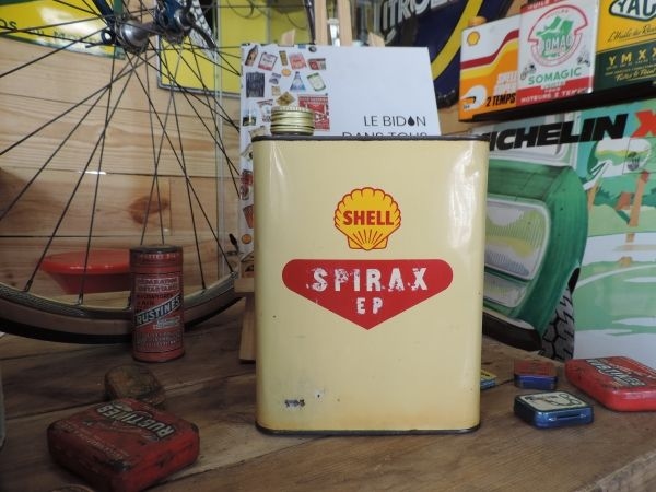 Bidon d'huile Shell