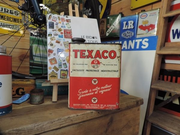 Bidon d'huile Texaco