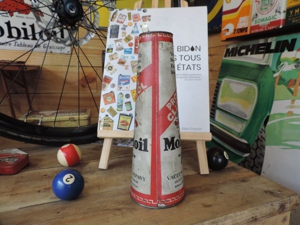 Bidon d'huile Mobiloil