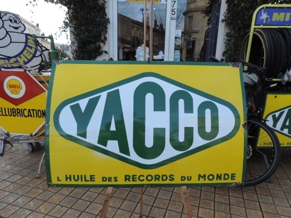 Plaque émaillée Yacco