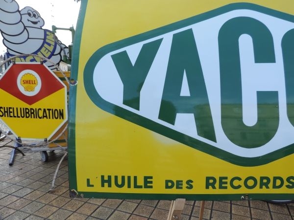 Plaque émaillée Yacco