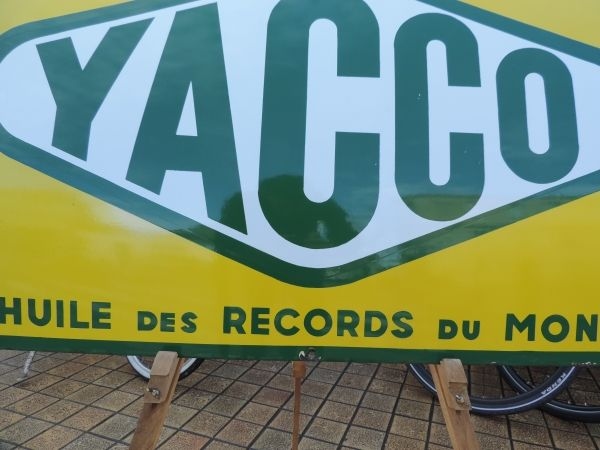 Plaque émaillée Yacco