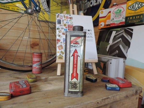 Bidon d'huile Mobiloil